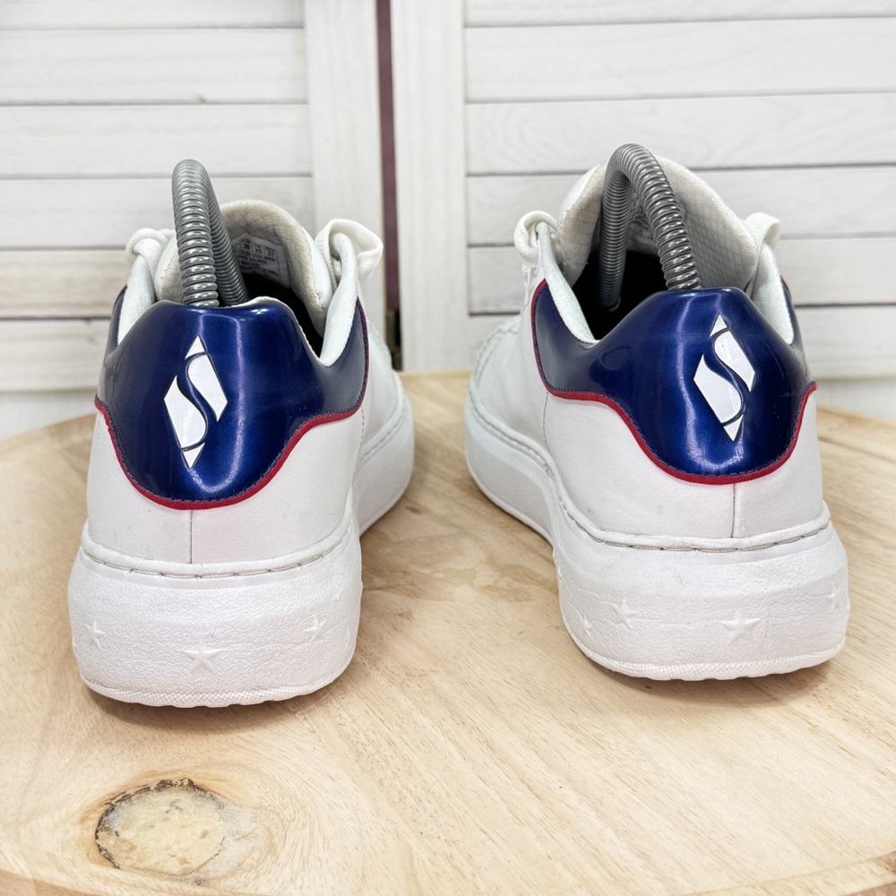 Skechers Street Los Angeles High Street Lil Miss Esss Sneakers White Red Blue 8 - Picture 6 of 11